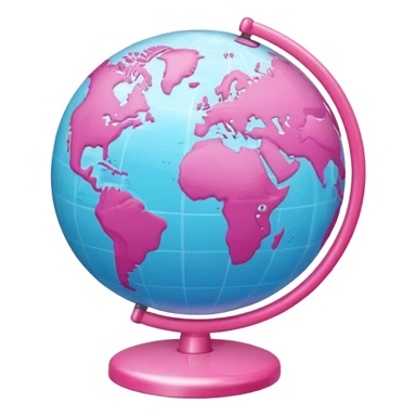 mix light pink dark pink and white girly globe with WWW in big letters under it.
It looks like an internet bar icon. sticker