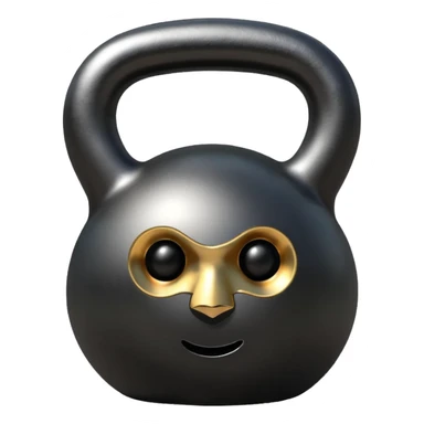 kettlebell logo sticker