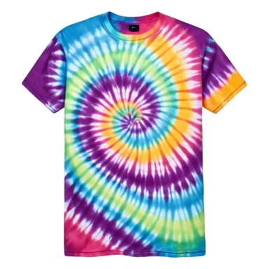 Tie dye shirt sticker