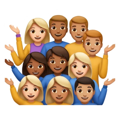 Audience large sticker