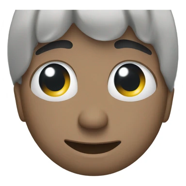 Salute emoji with tear sticker