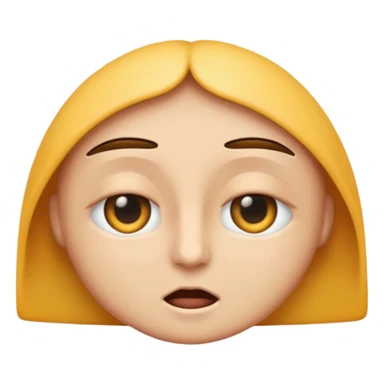 😃 this emoji but with one eye with the top and bottom eyelids closing in slightly, but the eye is still open sticker