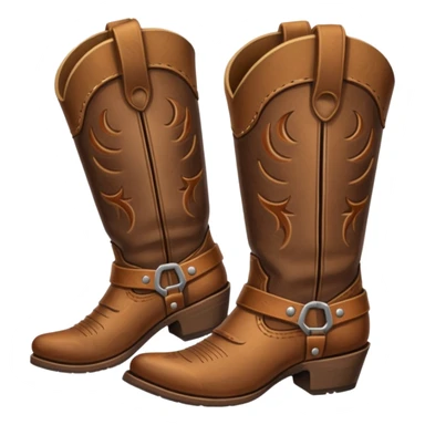 pair of cowboy boots sticker