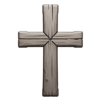 Cross ash wednesday  sticker