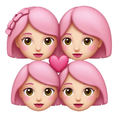 Emoji amoureux ému sticker