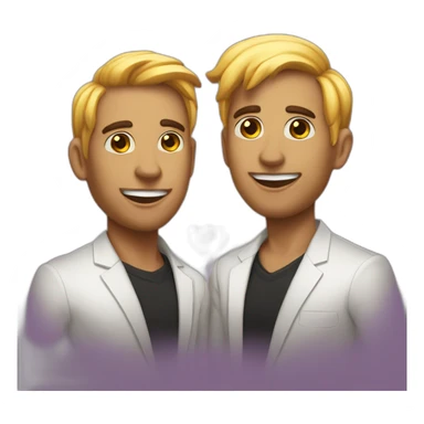 gay-lucifer-behemoth-couple-pride-parade sticker