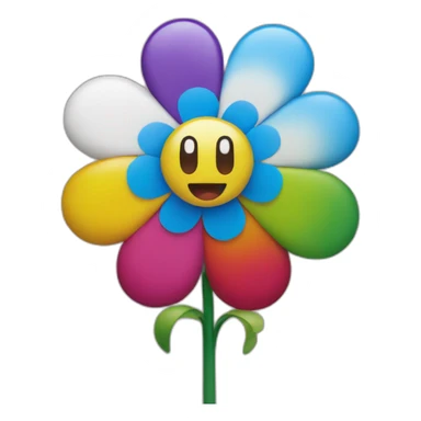 takashi murakami flower sticker