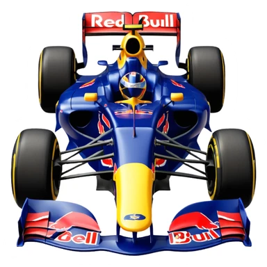 a 2010 Red Bull Formula 1 car sticker