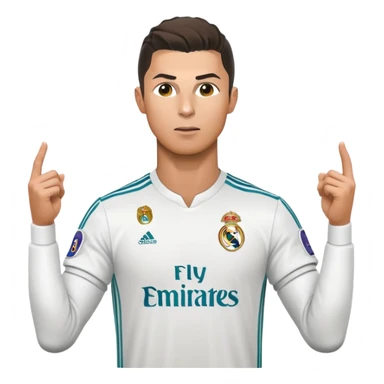 Real Madrid with CR7 sticker