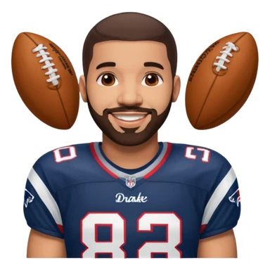 Drake mate patriots sticker