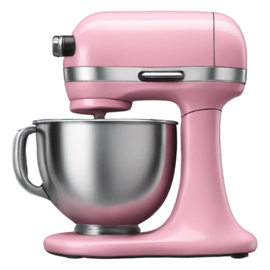 baby pink kitchen stand mixer sticker