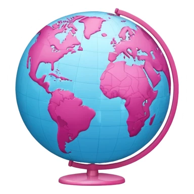 mix light pink dark pink and white girly globe with WWW in big letters under it.
It looks like an internet bar icon. sticker