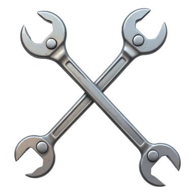 make me a retro-style wrench just one  sticker