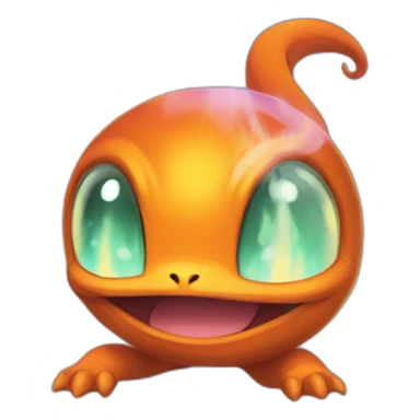 psychic type charmander sticker