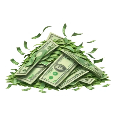 Shreading money sticker