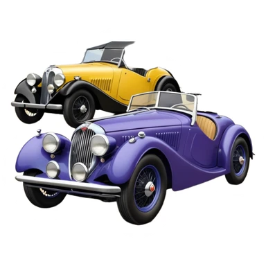 Black bumblebee very fast racing 1934 jaguar roadster rustic old antique rat hot rodded blueberry and cherry pearl trailer  sticker