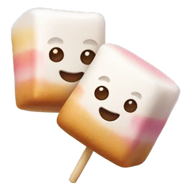 Two cute chamallows sticker