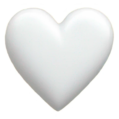 White heart with yellow sparkles sticker