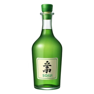 korea soju sticker