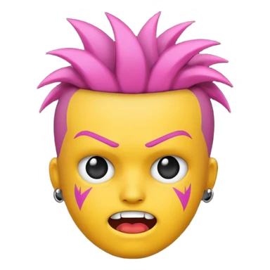 Punk culture sticker