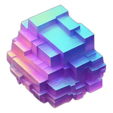Pastel Iridescent Bismuth sticker