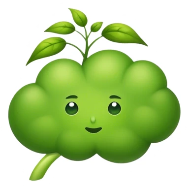 seed in a thought bubble growing sticker