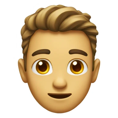 Face expressing few sticker