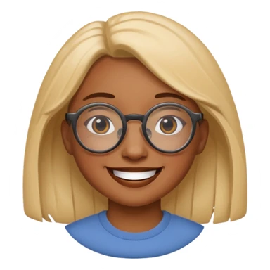 yuvarlak gözlüklü insan sticker