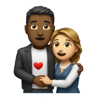 Emoji de una pelirroja mandando un beso con un corazon sticker