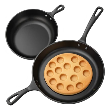Black Fry Pan sticker