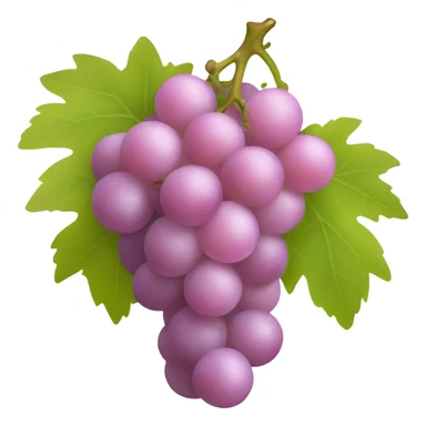 light pink grapes sticker