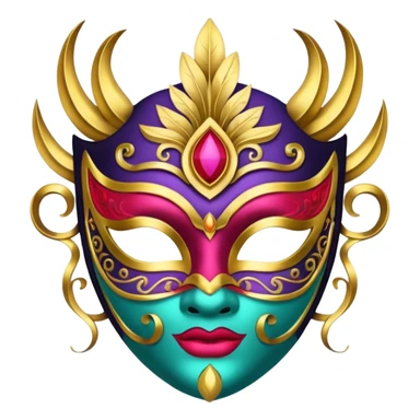 Festival Mask sticker