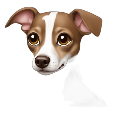 Brown and white chihuahuaItalian greyhound sticker