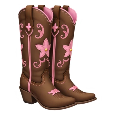 cowgirl boots cute a tiny bit of pink on it NO TEAL  sticker