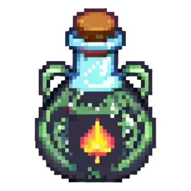 Magic potion bottle sticker