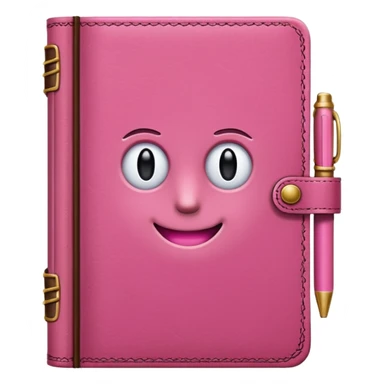 pink diary sticker