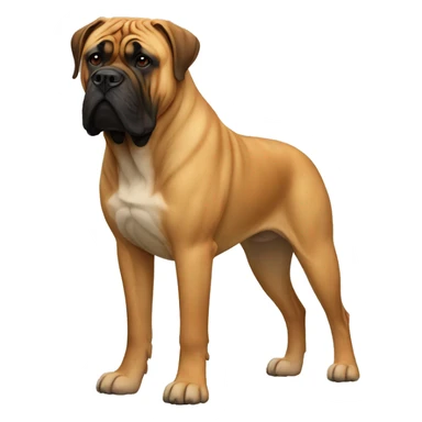 Bullmastiff Dog Breed Full Body sticker