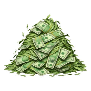 Shreading money sticker