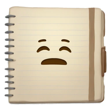 cuaderno con tiempo perdido sticker