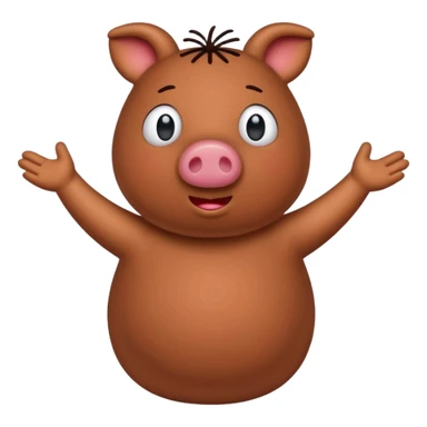 pepa pig kaka gedaan sticker
