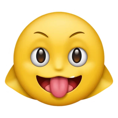 emoji with x's on eyes that sticks out tongue sticker