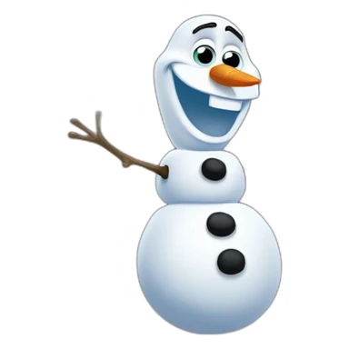 Olaf sous les étoiles sticker