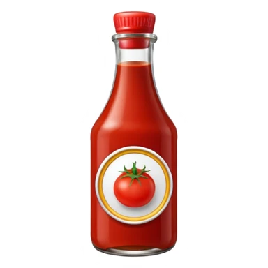 sauce bottle  sticker