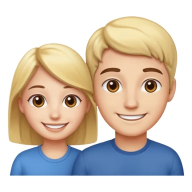 Friend, helper, one person sticker