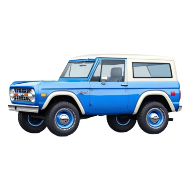 Ford Bronco - Ford (Model Year: 2021) (Iconic colour: Blue) sticker