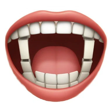 Zipper lip  sticker