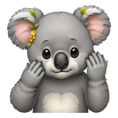 Koala doing a face palm  sticker