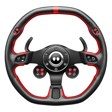 F1 steering wheel sticker
