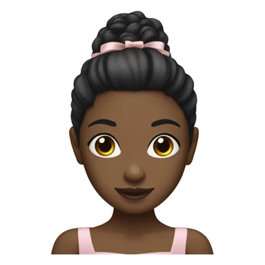 black ballerina with tutu sticker