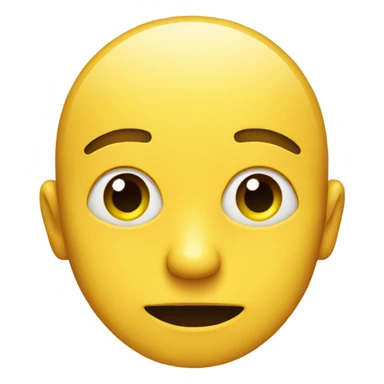 Yellow circle giving a side eye sticker